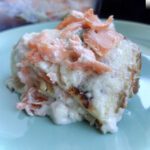 Crêpes salate salmone e besciamella al forno: come una lasagna!